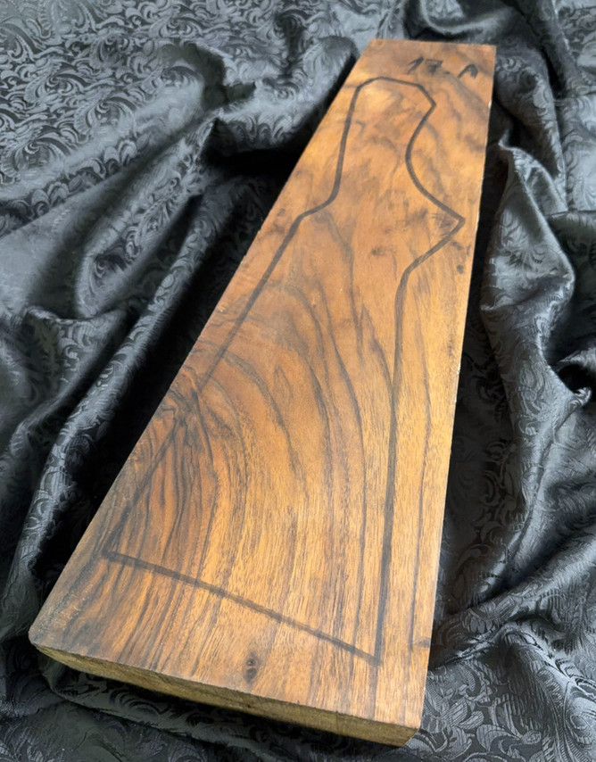 C-17 Turkish walnut shotgun stock blank