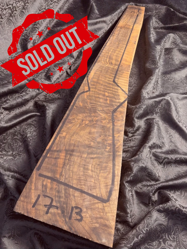 K-17 Turkish walnut rifle blank