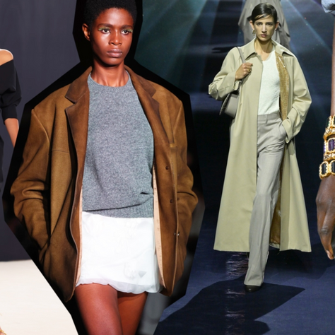 Models walking the runway.