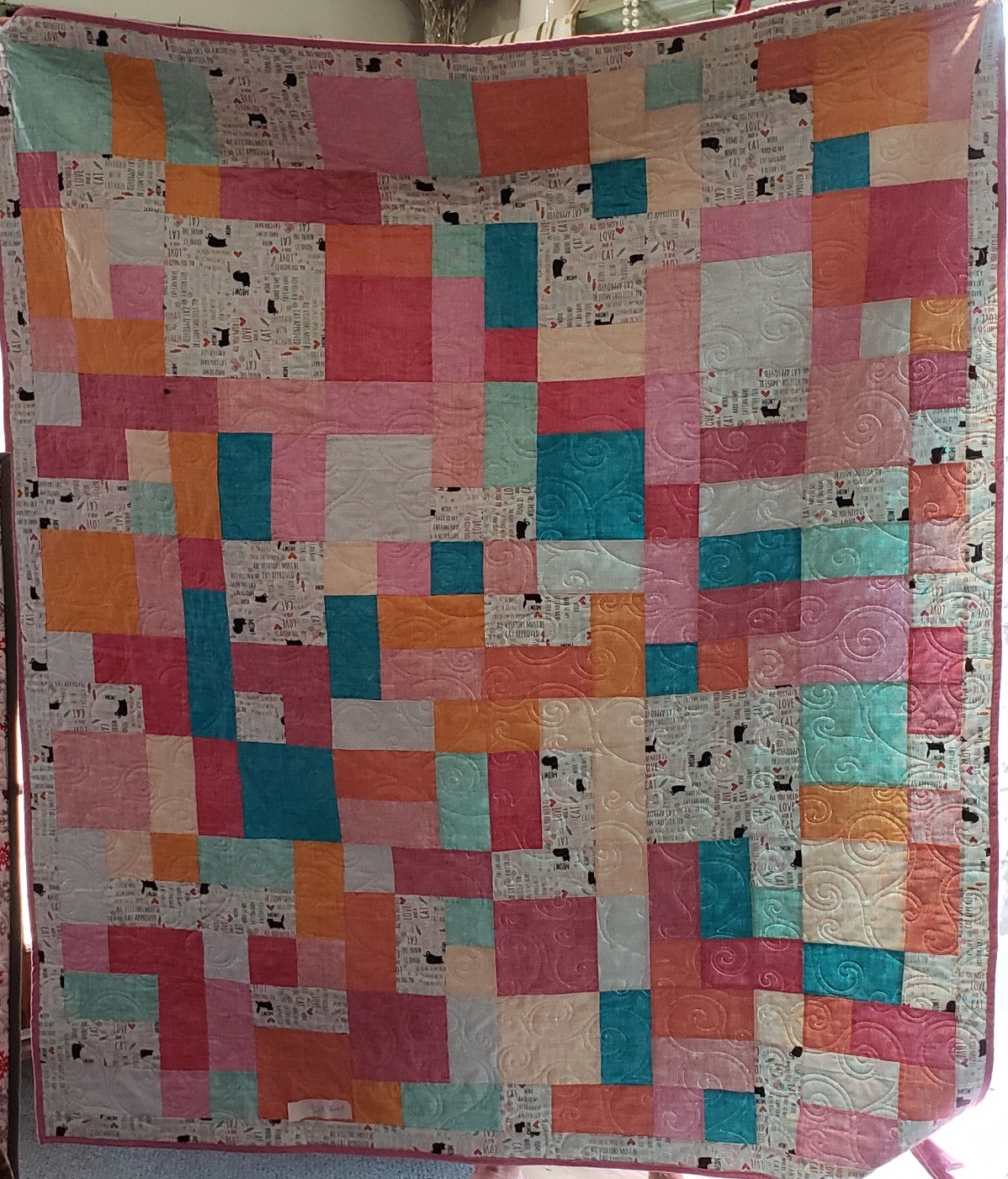 Cats and Kids 57" x 67"