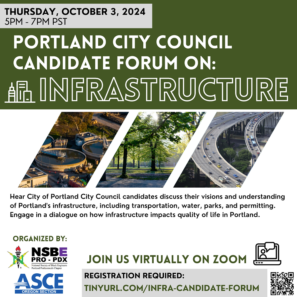 City of Portland Candidate Forum on Infrastructure
