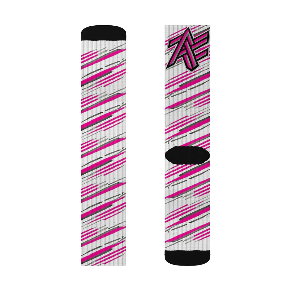 Thumbnail: HSC GEAR - Ashley Collection - AF White - Crew Socks