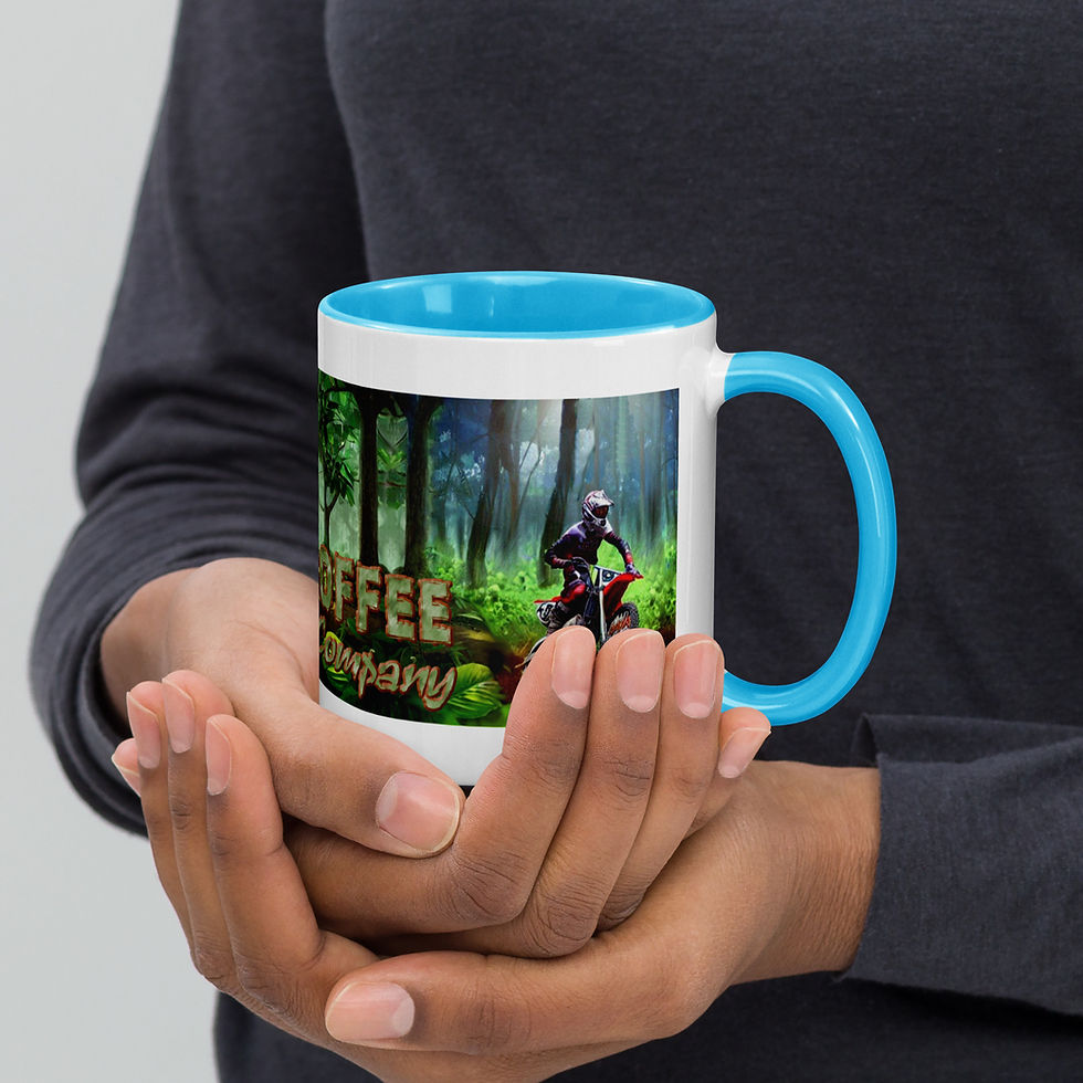 Thumbnail: Enduro Themed Two Toned Mug