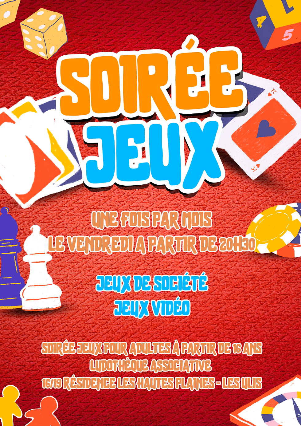🎲 Soirées Jeux de société 🎲                     