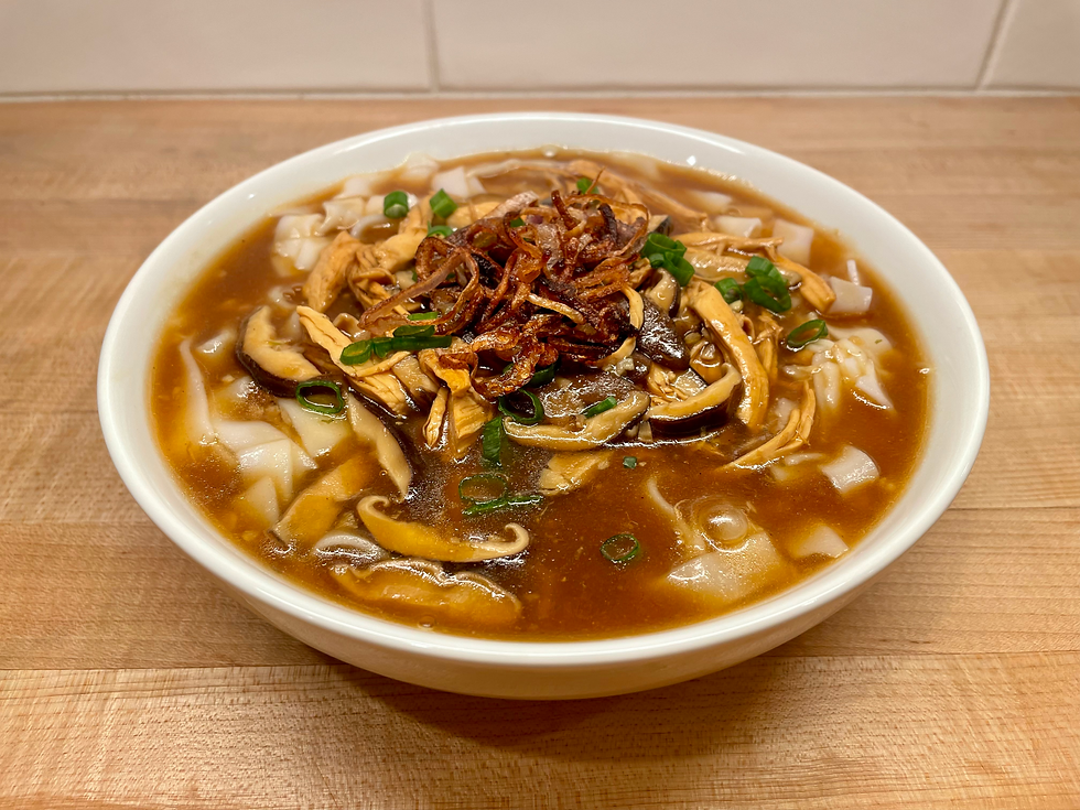 Chicken & Mushroom Rice Noodles