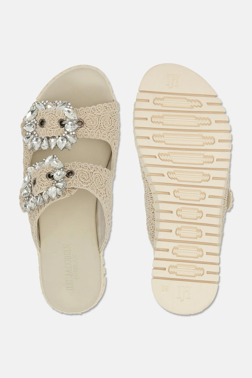 Thumbnail: Ilse Jacobson Tulip Diamanté Buckle Sandal 