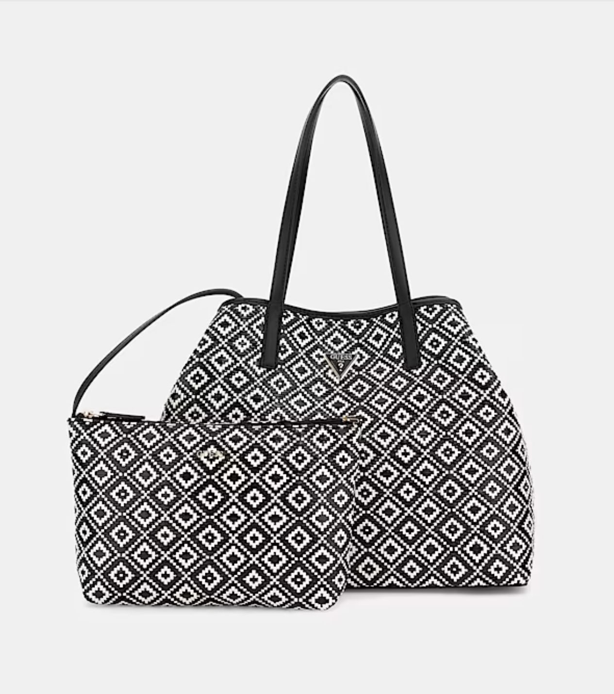 Guess Vikky raffia shopper