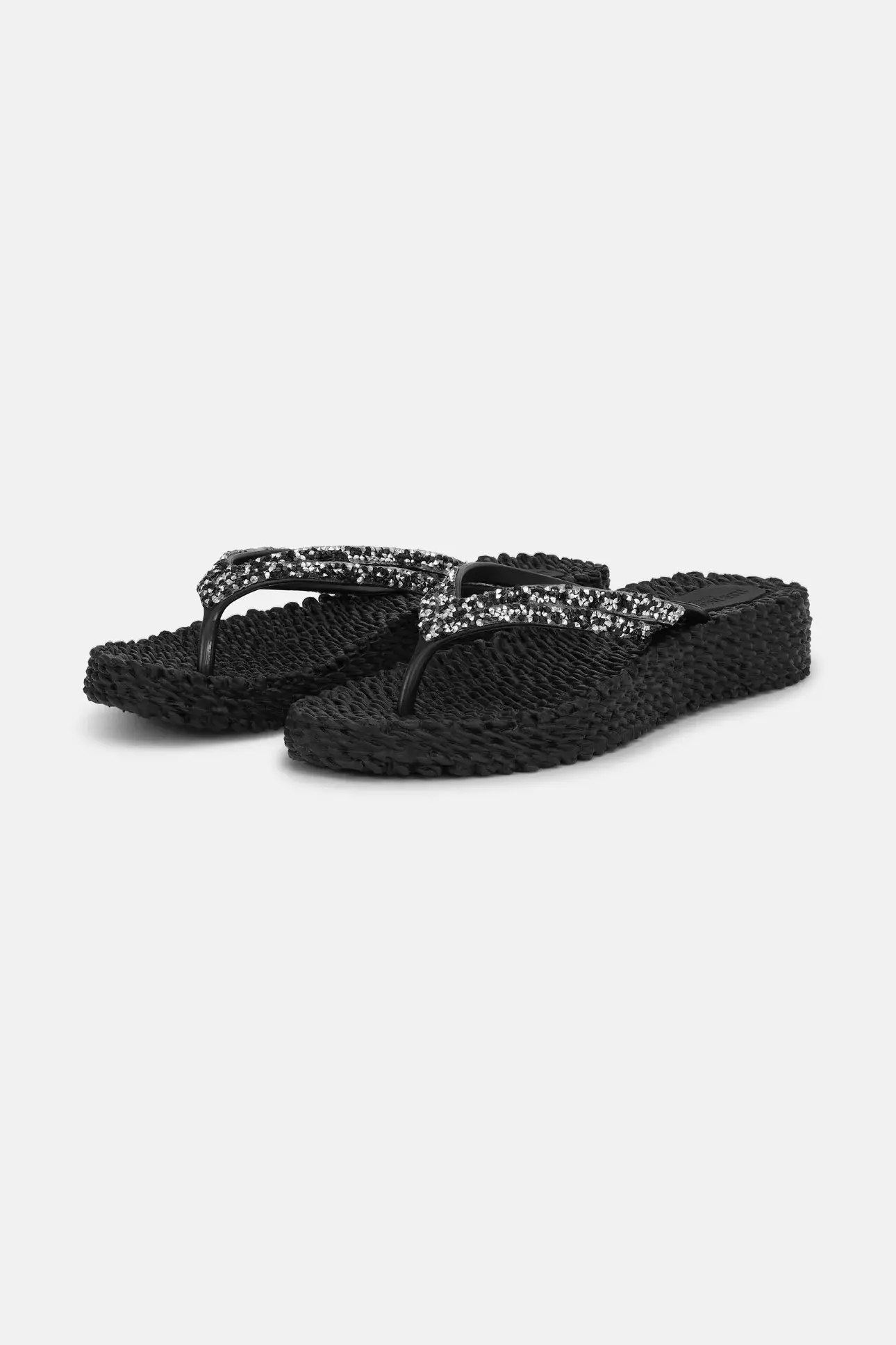 Ilse Jacobson Crystal Platform Flip Flop 
