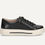 Thumbnail: Caprice Black Leather Platform Trainer