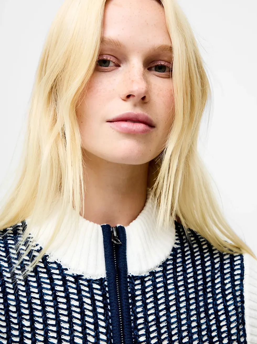Thumbnail: French Connection Klara Zip Up Knit Jumper