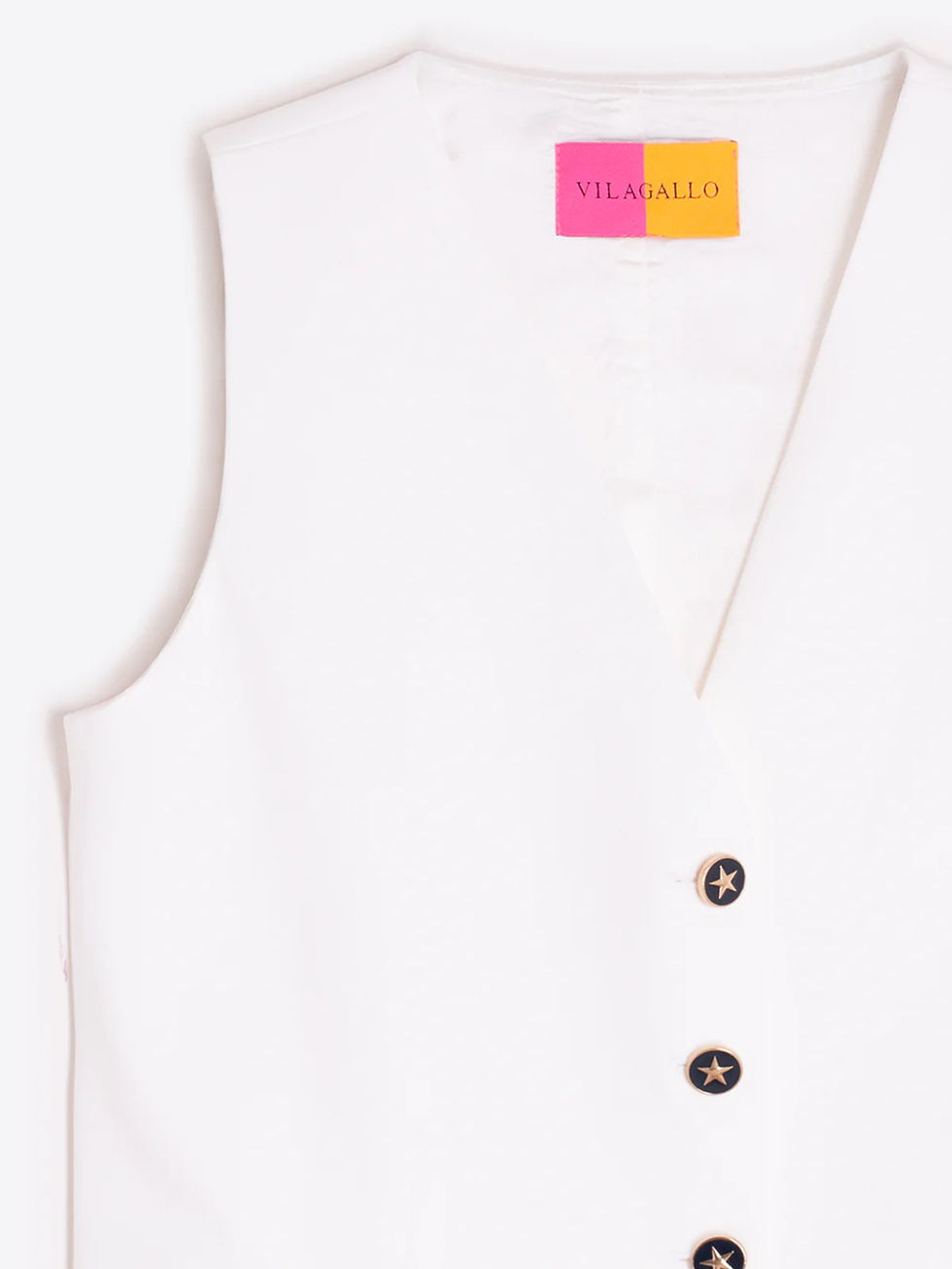 Thumbnail: Vilagallo Waistcoat/Vest with Star Button 
