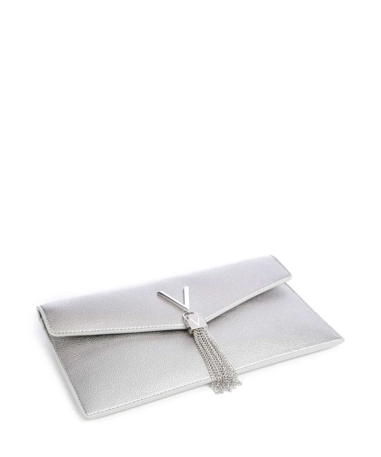 Thumbnail: Valentino Luxe Clutch Bag Silver