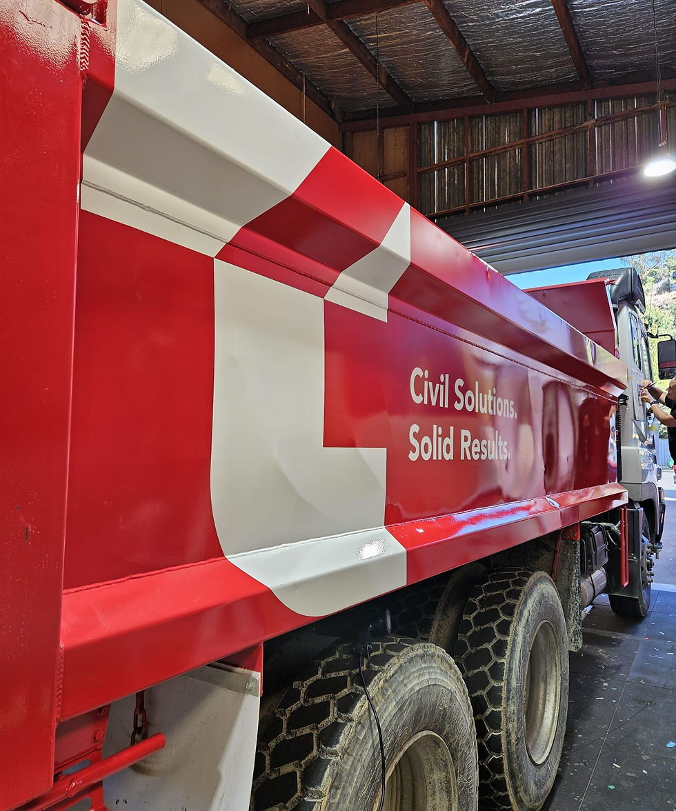Tasman Civil - Complete fleet rebranding