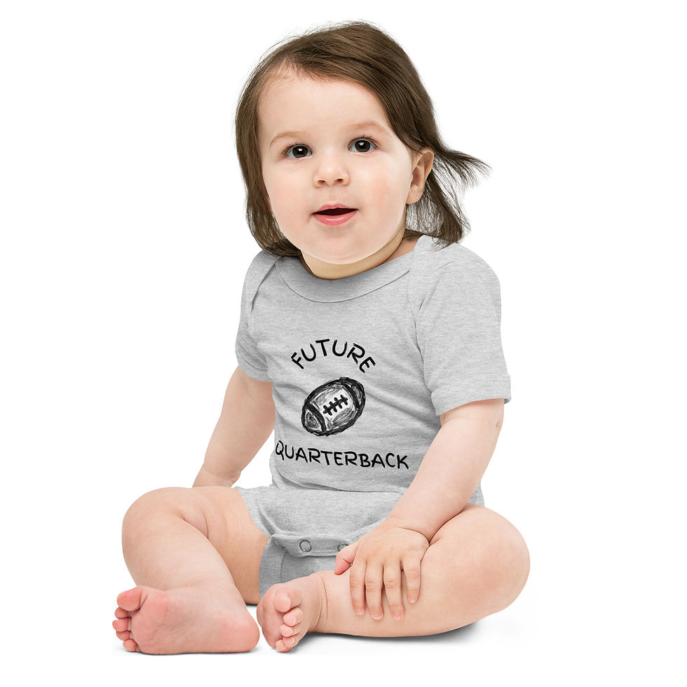 Thumbnail: Future Quarterback - Baby short sleeve one piece