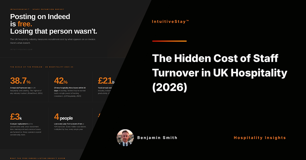 the hidden cost of staff tunrover UK hospitality article