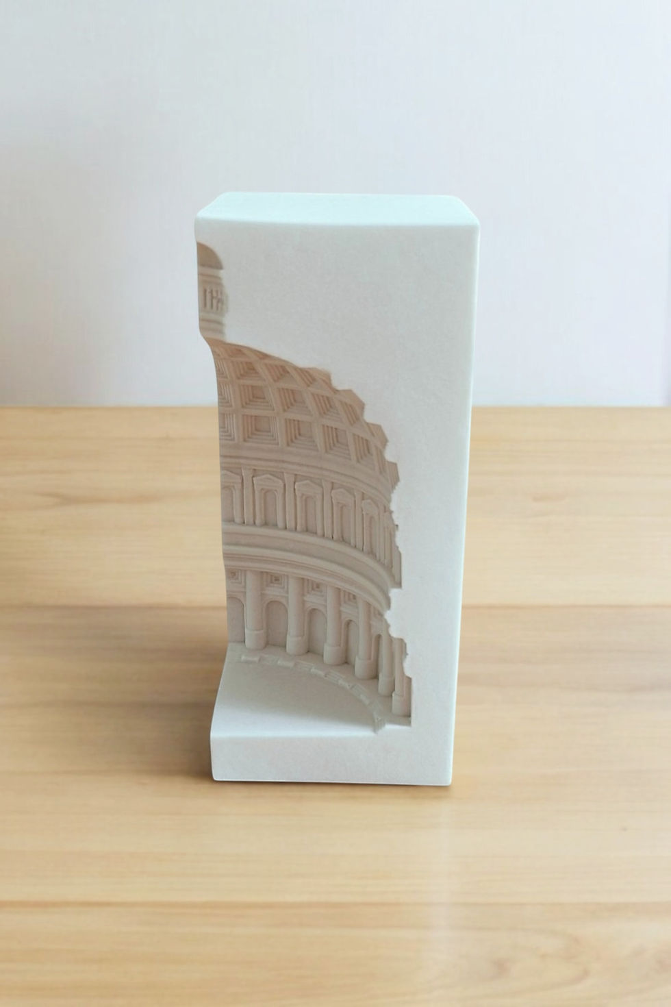Miniature : Sculpture architecturale en Jesmonite – Serre-livres dôme