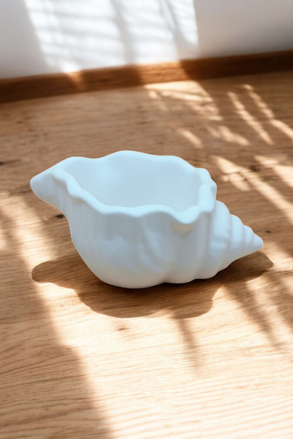 Miniature : Coquillage en Jesmonite – Conque spirale