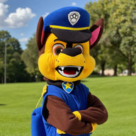 Chase Paw Patrol character performer for kids birthday parties and special events in Miami and South Florida