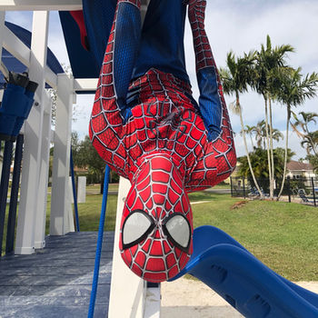 Spider-Man party character entertaining kids at birthday party in Fort Lauderdale