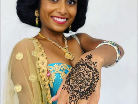 Princess Jasmine Henna Painting