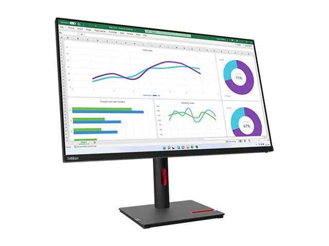 Lenovo ThinkVision T32h-30 | 31,5" QHD 2560x1440 | USB-C, HDMI, DisplayPort