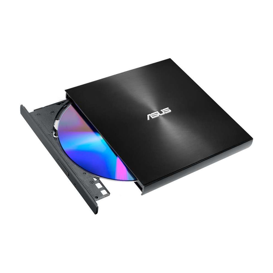 ASUS ZenDrive U9M – Ekstern DVD-brenner, USB Type-C/Type-A, M-Disc-støtte, 8x DVD±R