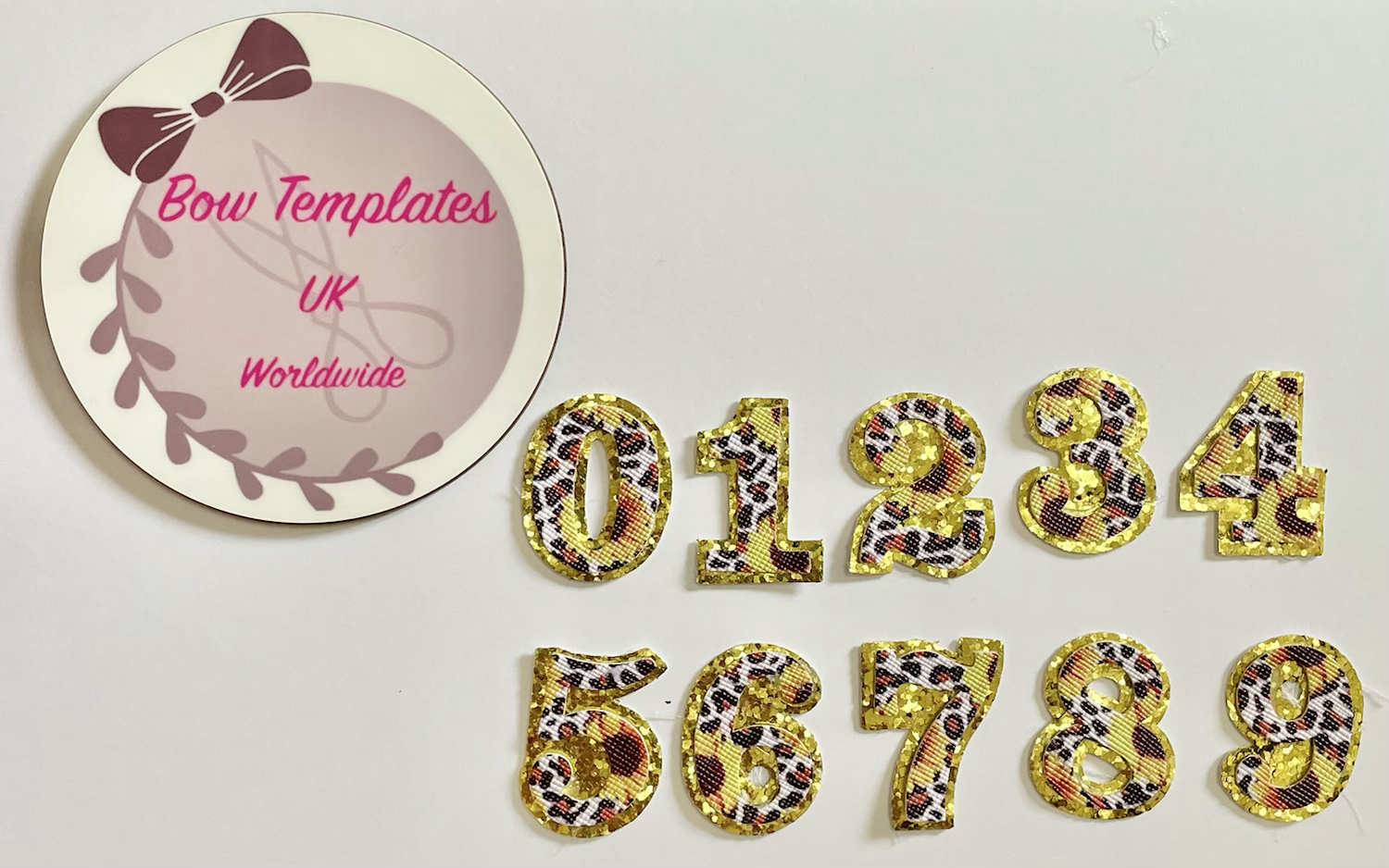 Shadow Numbers Template