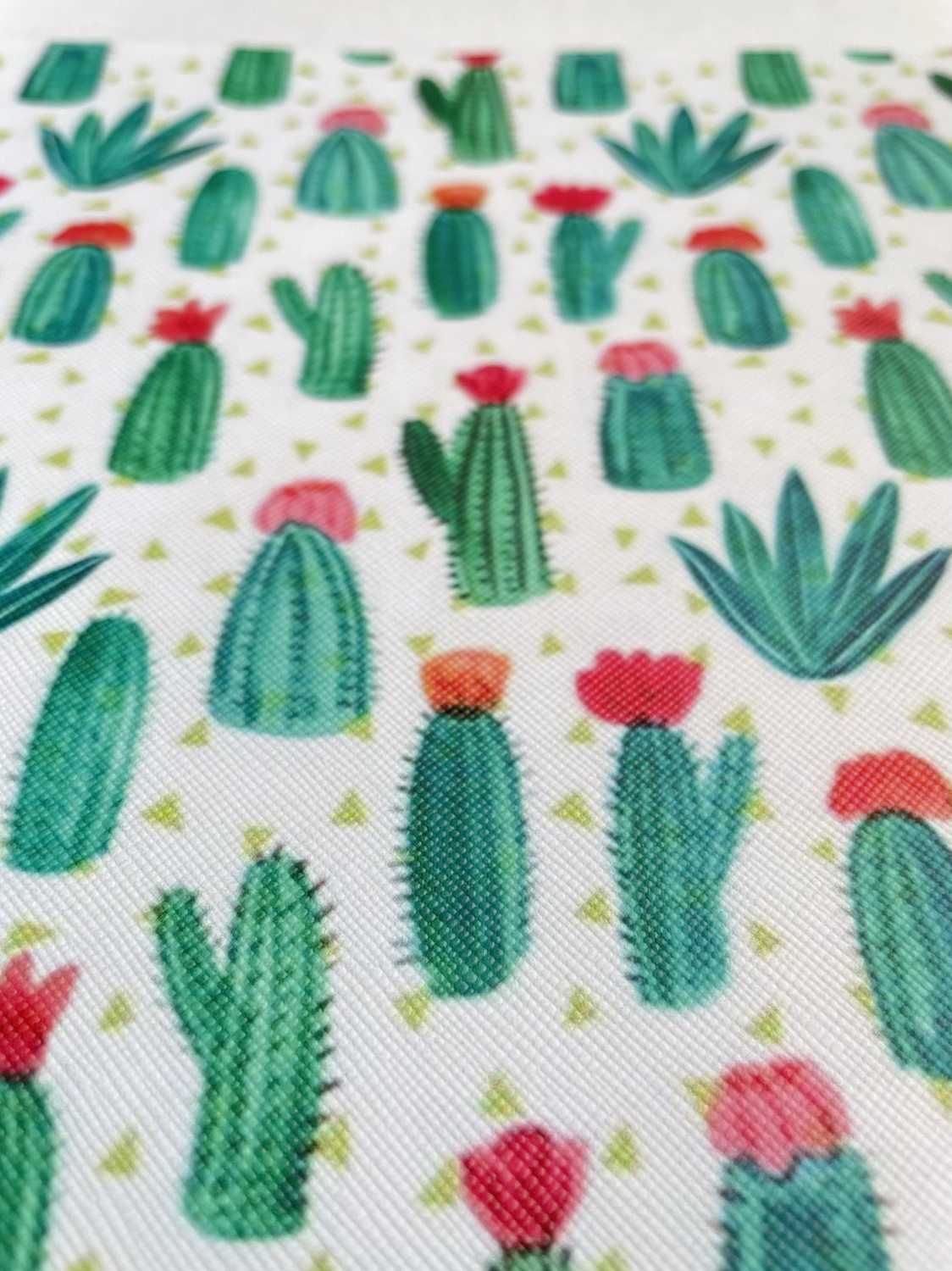 Patterned Leatherette- Succulents