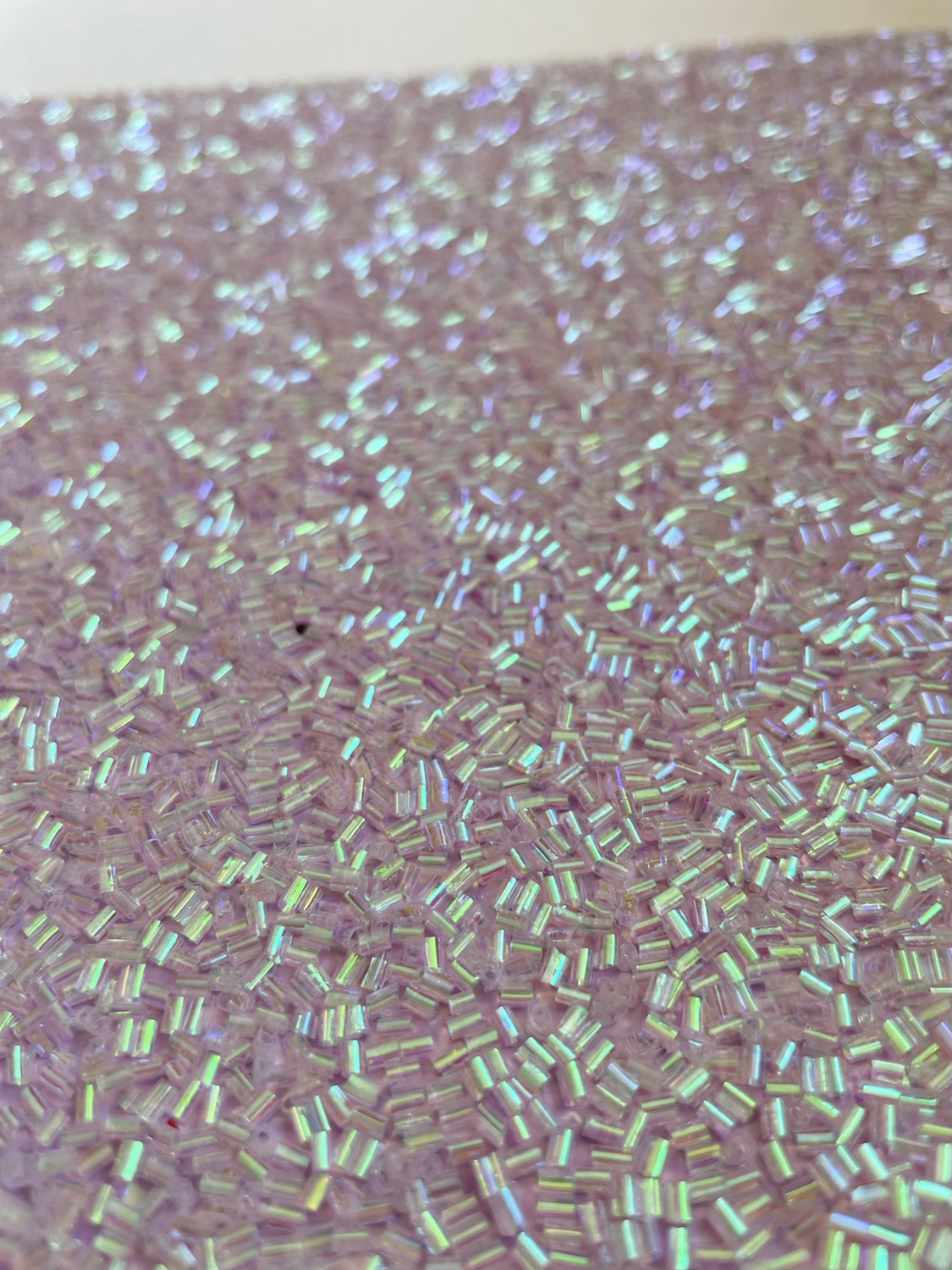 Lilac Tinsel Fabric- Lilac tinsel