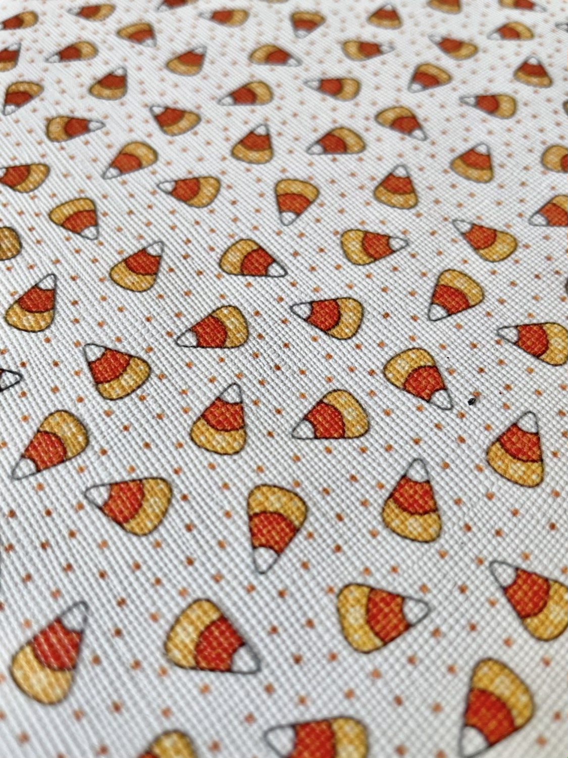 Halloween Patterned Leatherette- Sweet Tooth