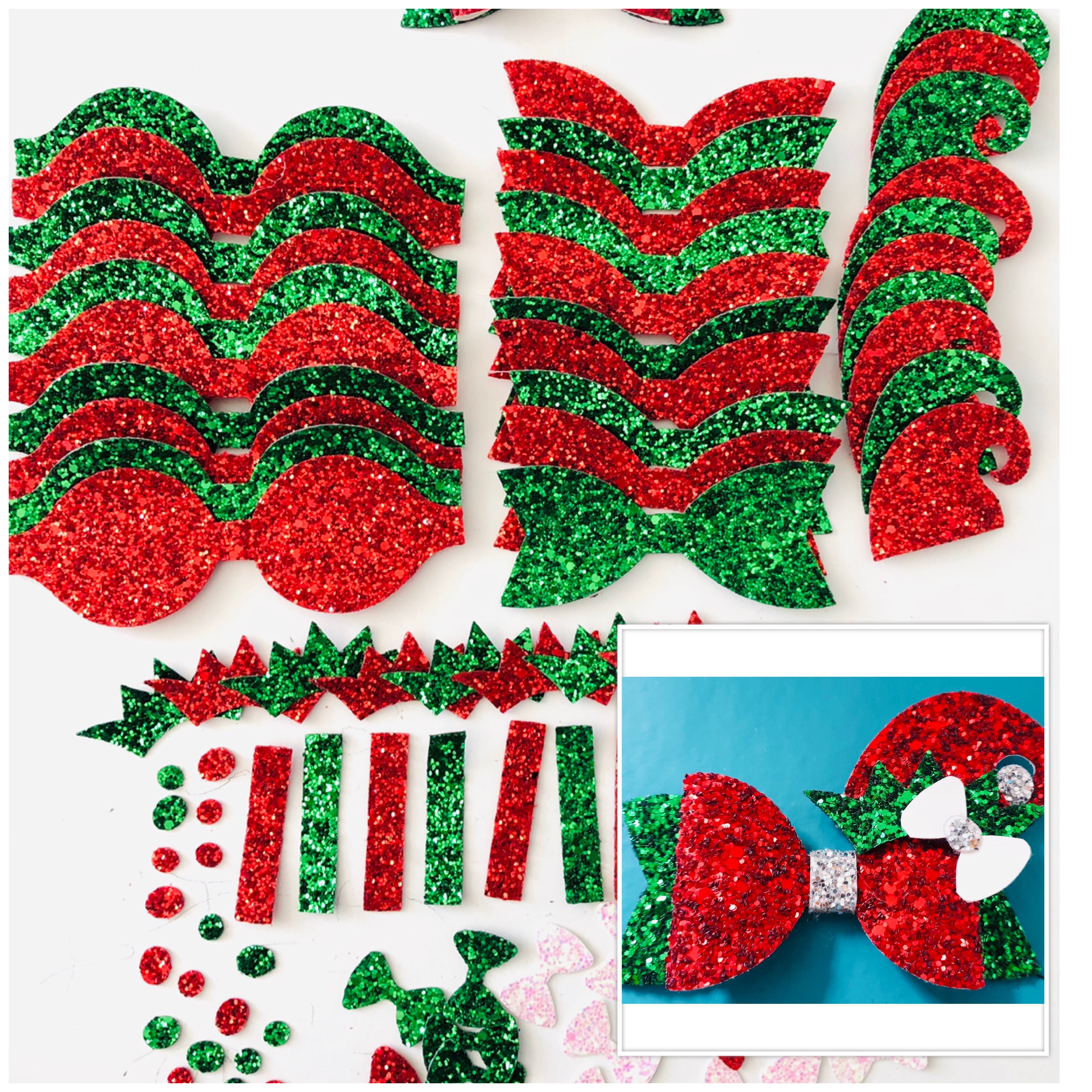 Christmas Elf Pre cut Bows