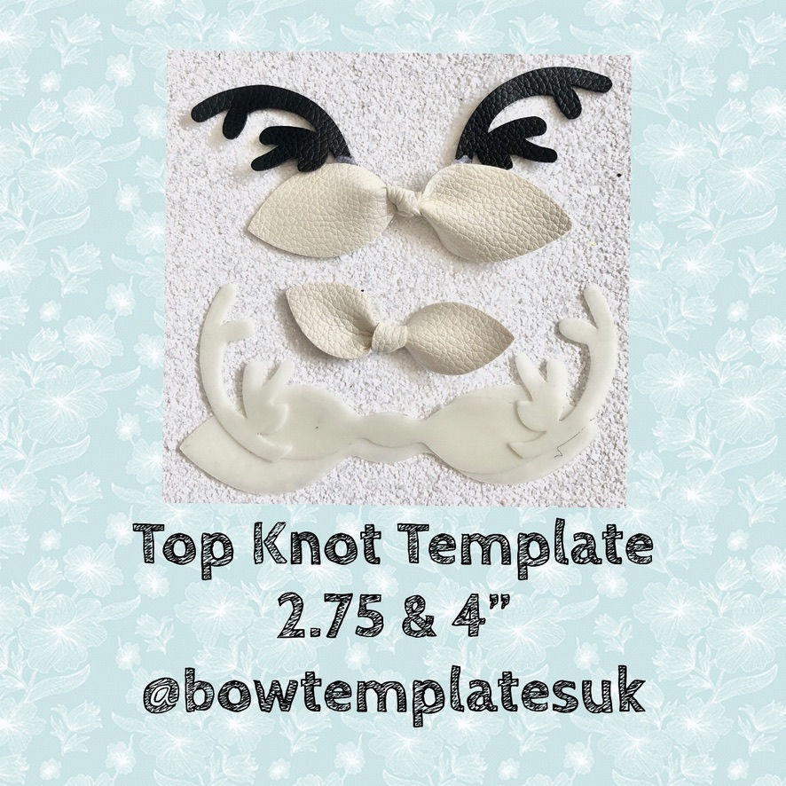 Top Knot Bow Template
