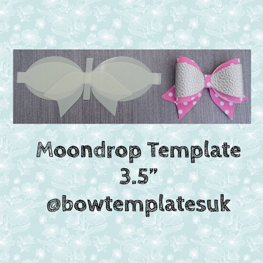 Exclusive Moon Drop Bow Template