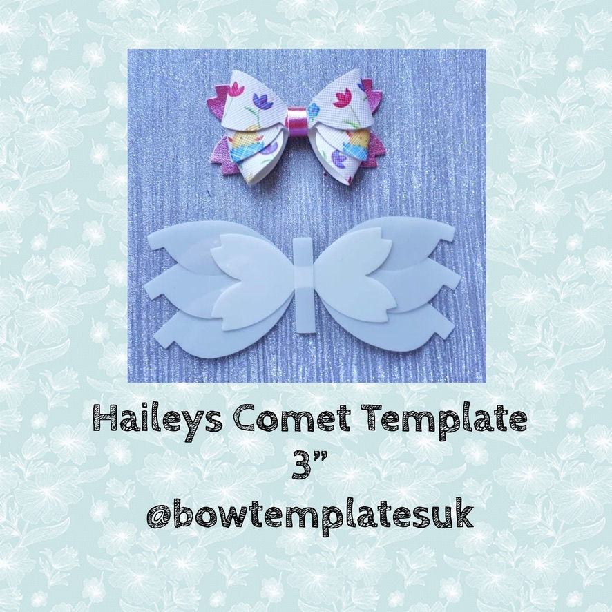 Haileys Comet Bow Template