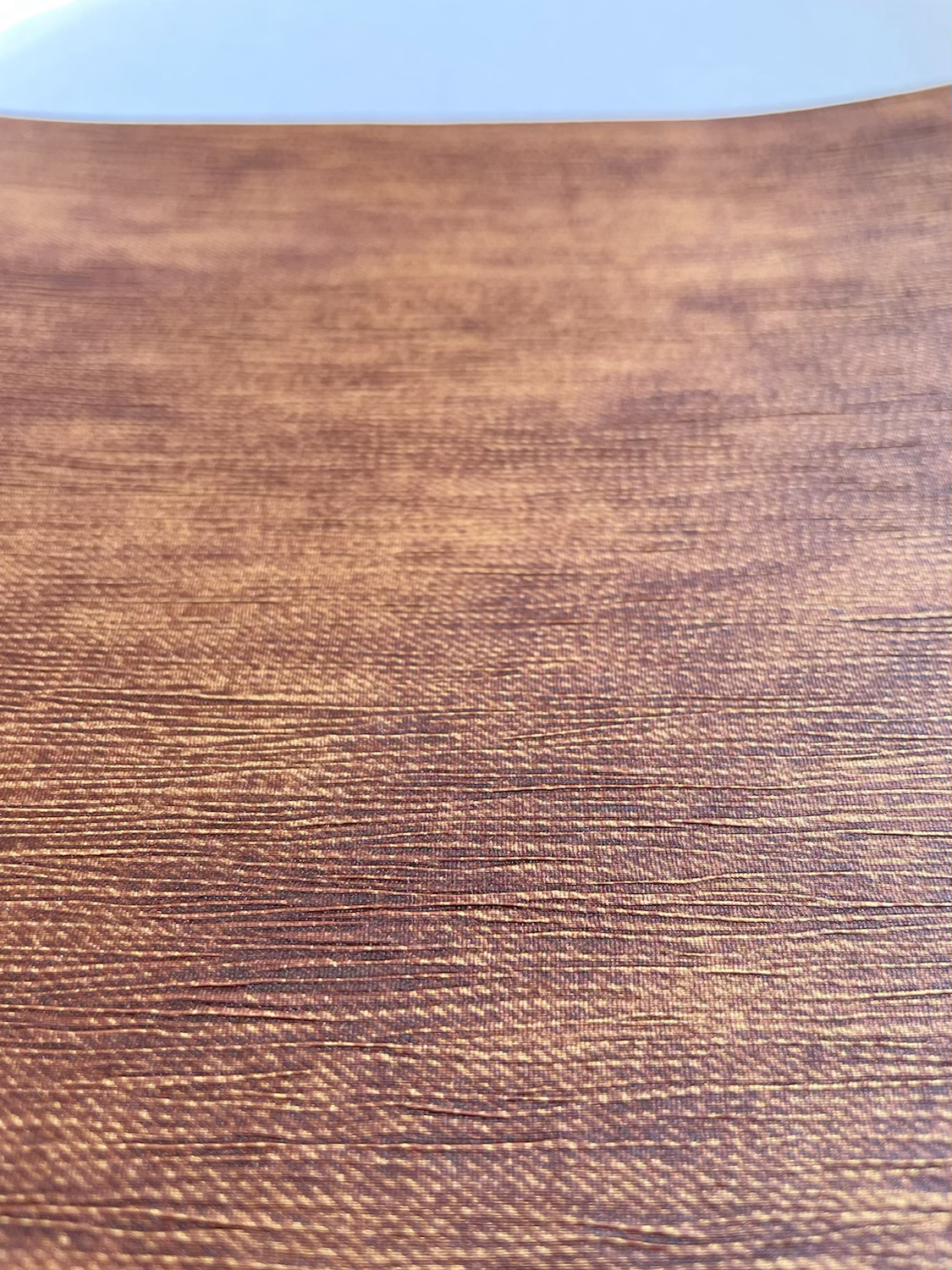 Brown Patterned Leatherette- Brown denim