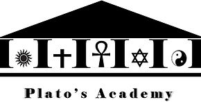 Plato's Academy's logo representing various Spiritual & Mystical movements and religions