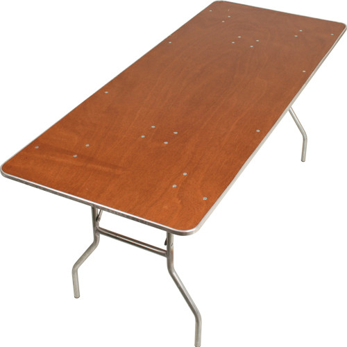 8' x 30" Rectangular Plywood Top (Seats 10) christinasparty