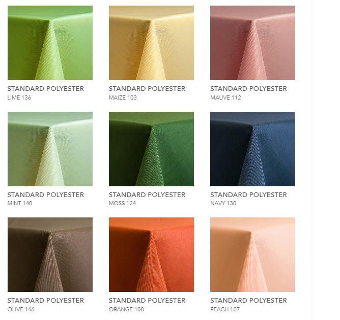 Thumbnail: Polyester Color Options