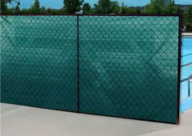 Thumbnail: Fence Panel with Privacy Screen