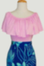 1831R Carnation Pink Spandex Top