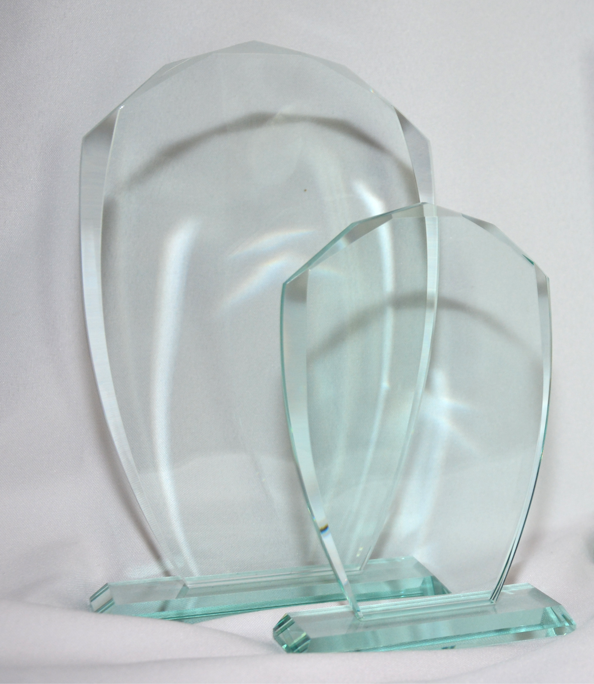 glaswerk hoekige afwerking B352 bedrukt