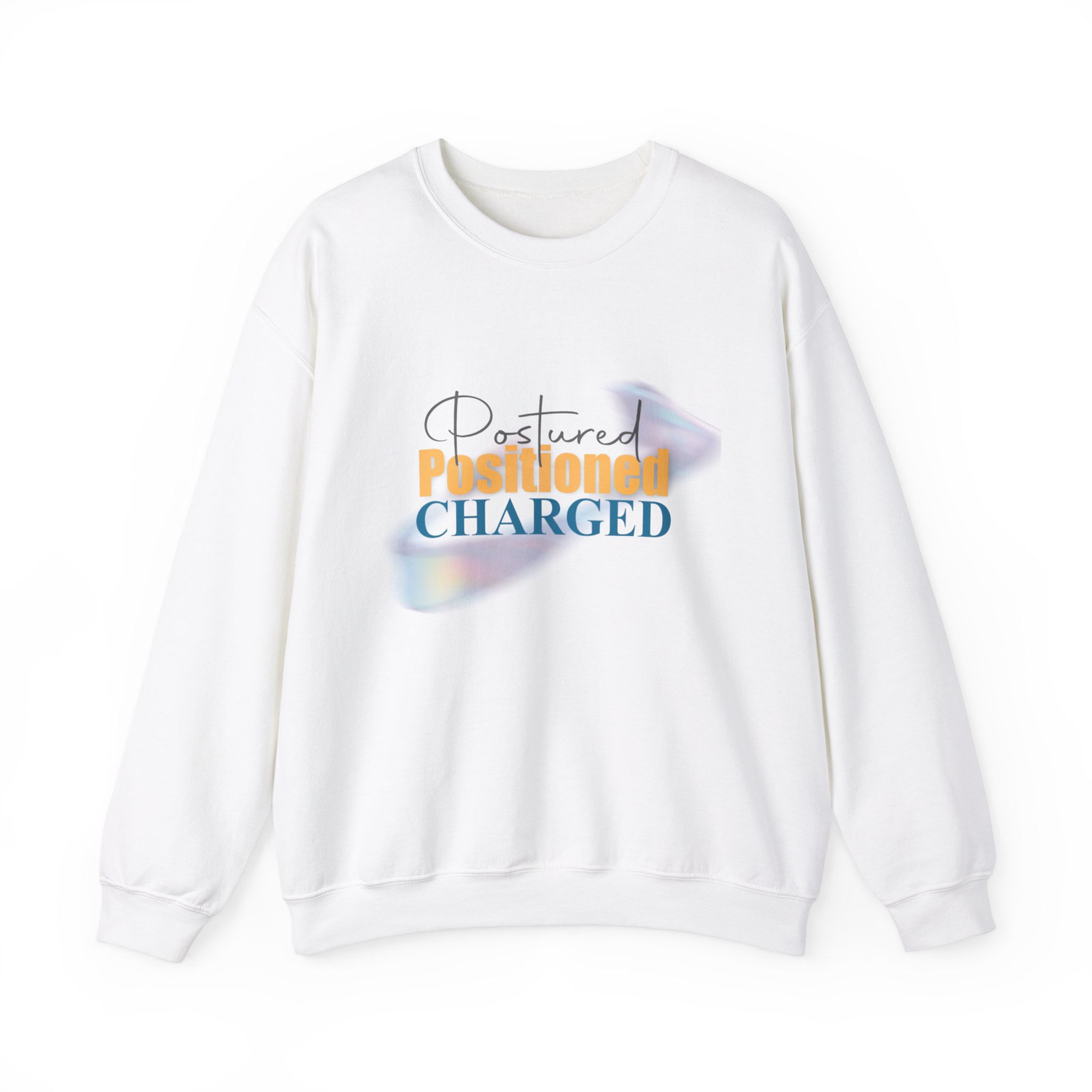 Postured, Positioned, Charged Heavy Blend™ Crewneck Sweatshirt