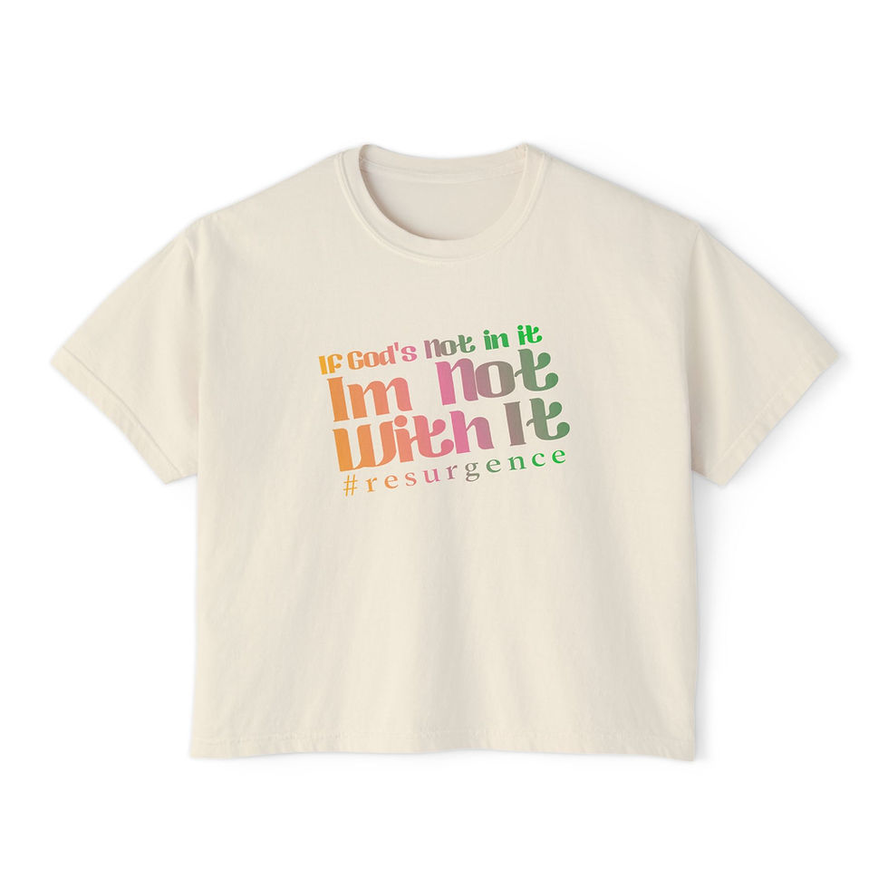 Thumbnail: “I’m not With It” SAW Women's Boxy Tee