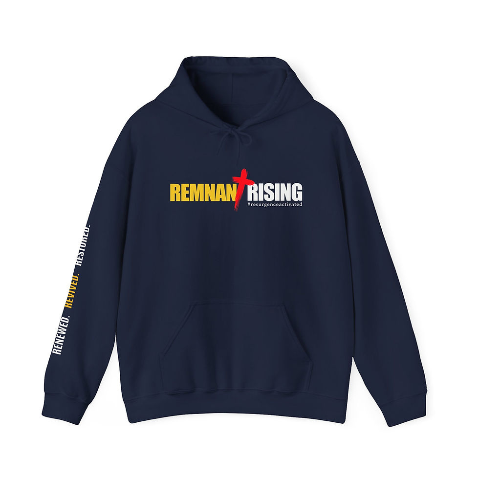 Thumbnail: SAW25: Remnant Rising Unisex Hooded Sweatshirt (Sleeve Graphic)