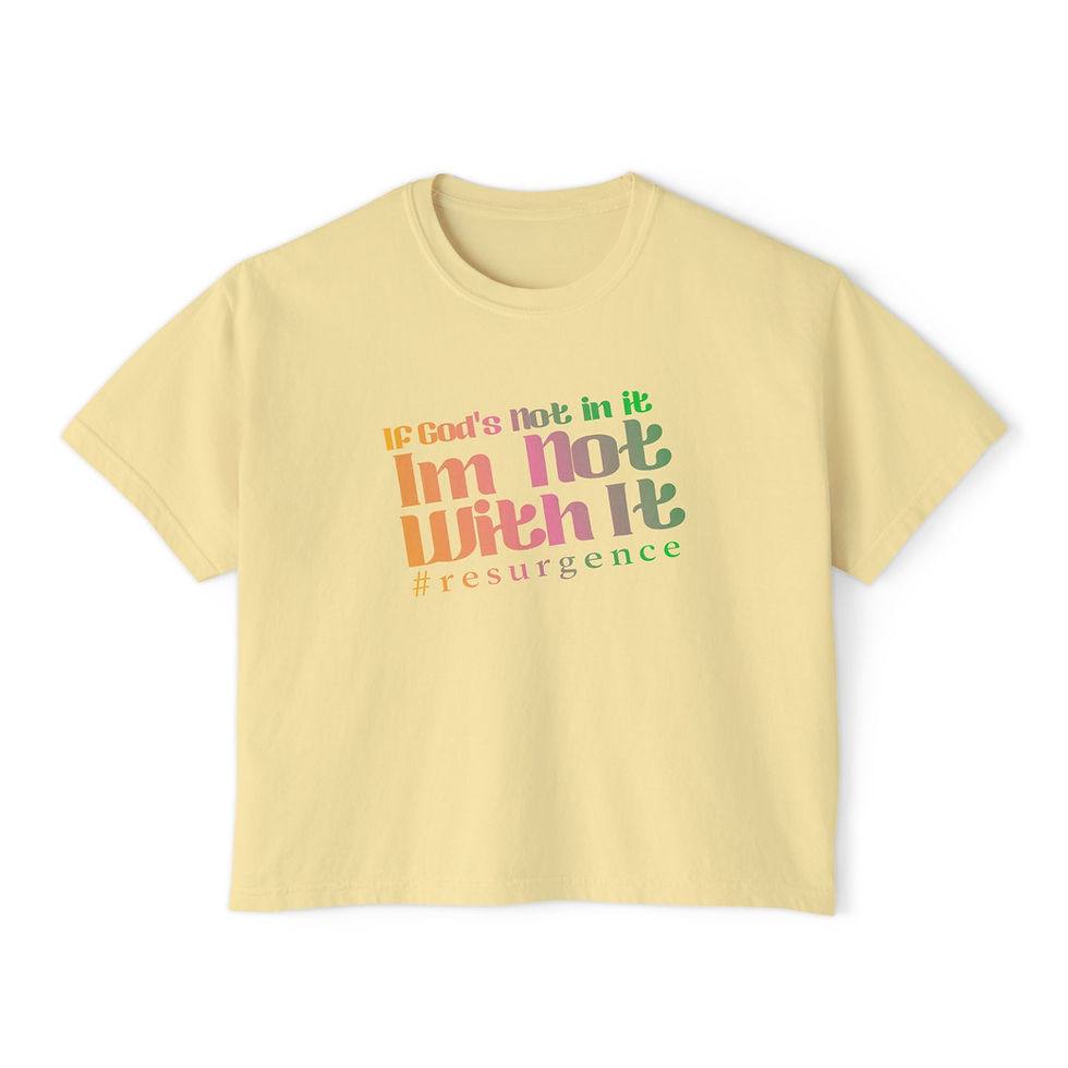 Thumbnail: “I’m not With It” SAW Women's Boxy Tee