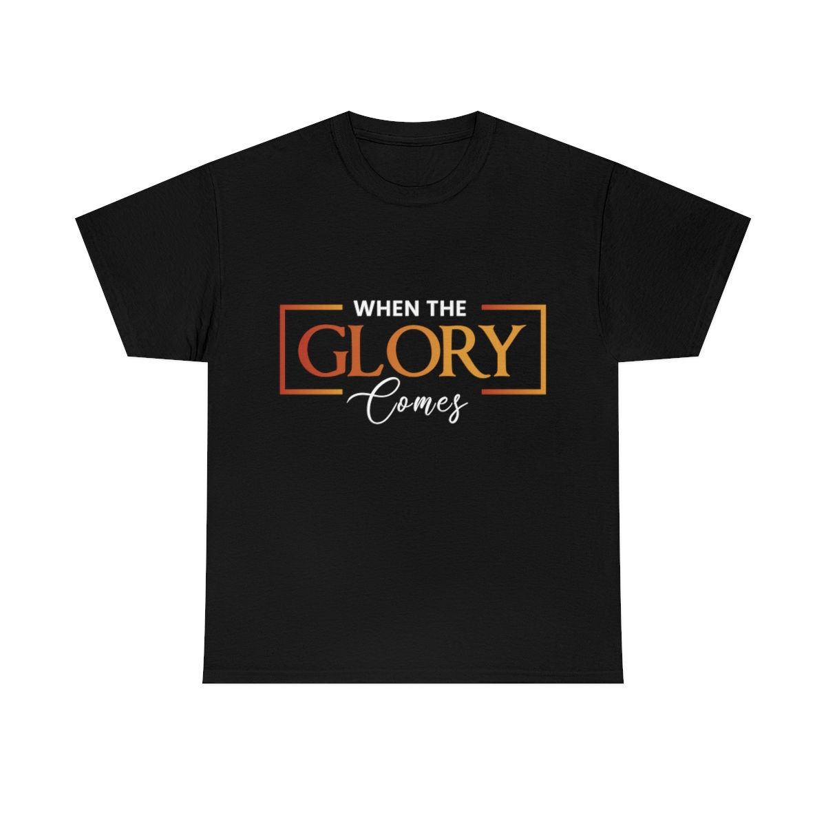 SAW22 | Glory Comes | Frnt Print | Unisex Heavy Tee