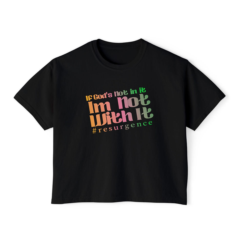 Thumbnail: “I’m not With It” SAW Women's Boxy Tee