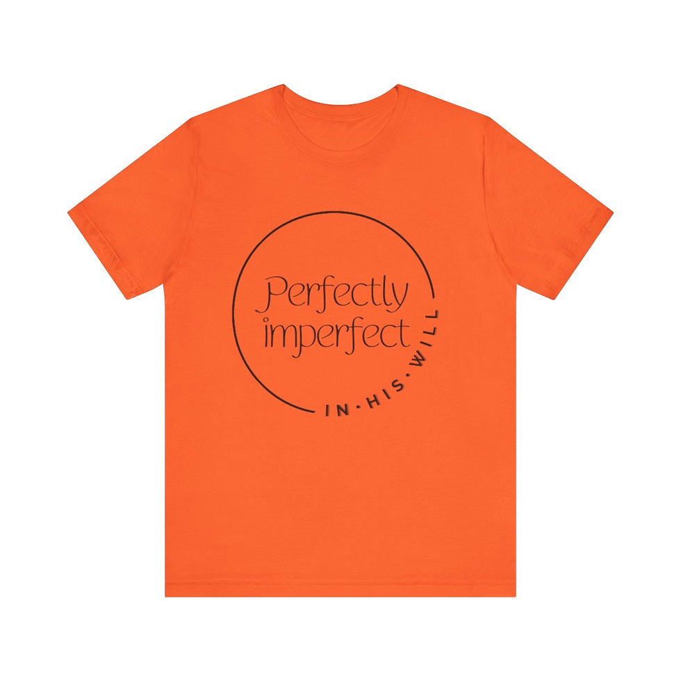 Thumbnail: Perfectly Imperfect (In His Will) | Unisex Jersey Short Sleeve Tee