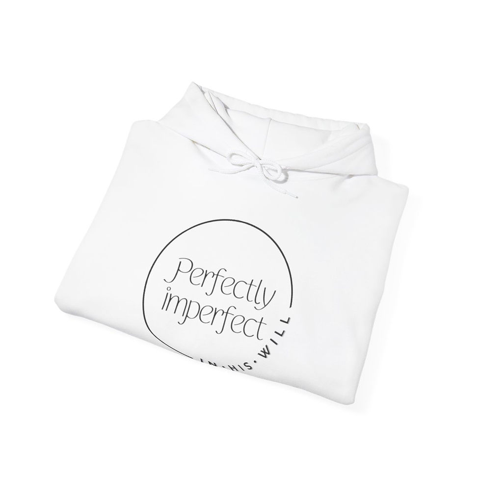 Thumbnail: Perfectly Imperfect (In His Will) | Unisex Heavy Blend™ Hooded Sweatshirt