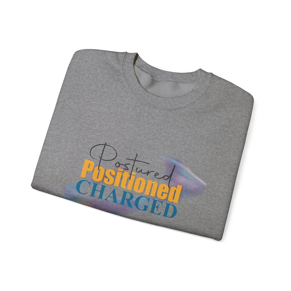 Thumbnail: Postured, Positioned, Charged Heavy Blend™ Crewneck Sweatshirt